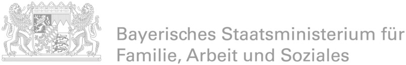 Das Logo des Bayerischen Staatsministeriums für Familie, Arbeit und Soziales